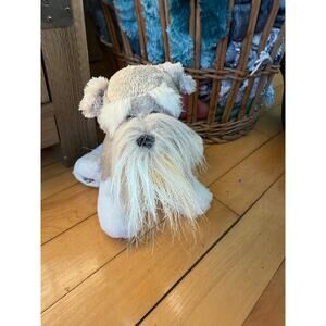 Webkinz Schnauzer Gray Puppy Dog 9" Plush Stuffed Animal Ganz